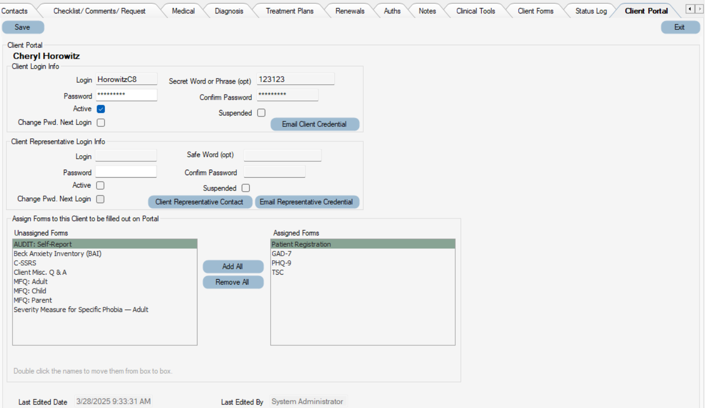 How to Set Up Client Charts – PIMSY EHR Help Desk